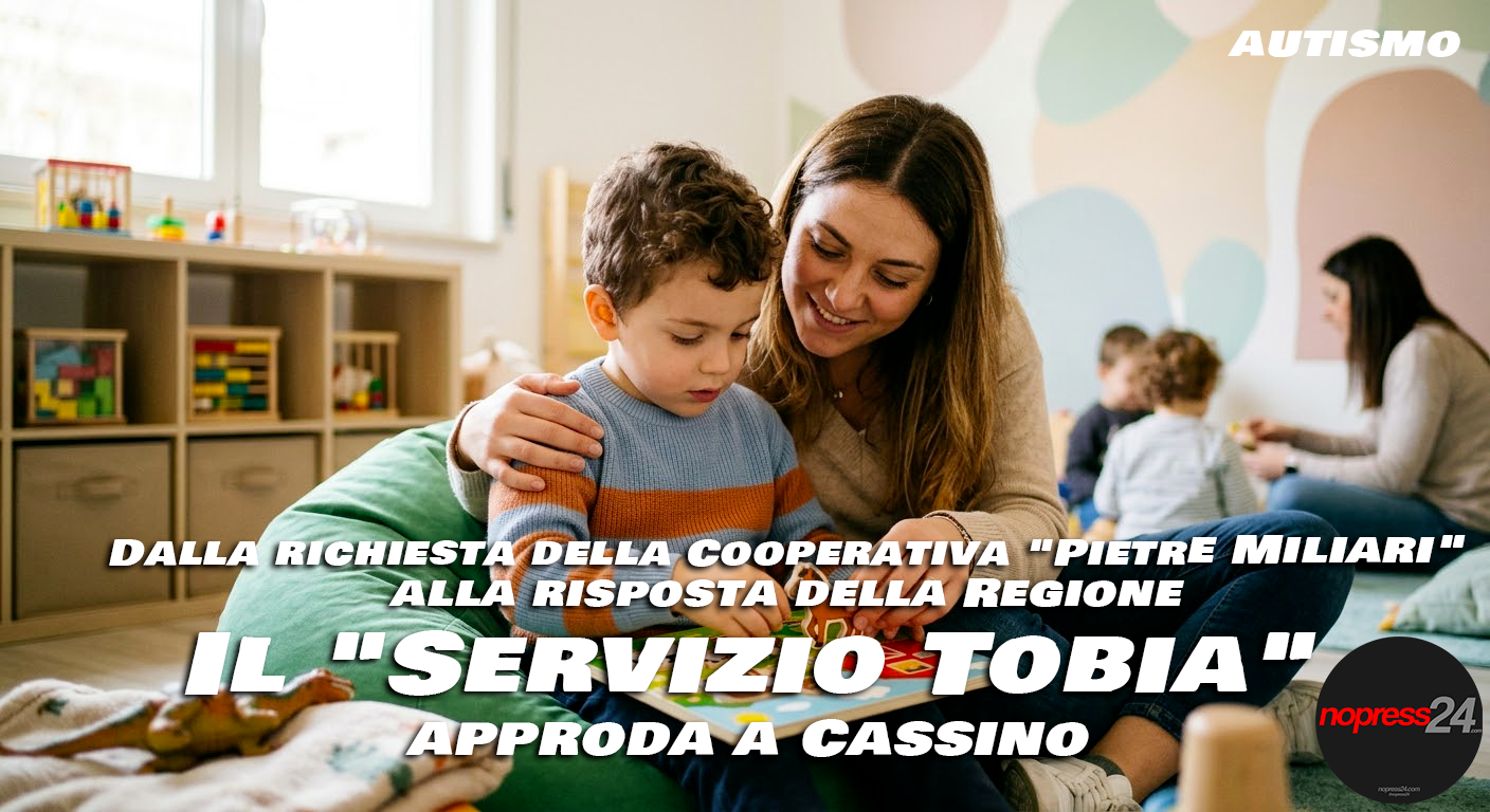 AUTISMO E NEURODIVERGENZE, il Servizio Tobia arriva a Cassino, venerdì l’incontro con le associazioni.